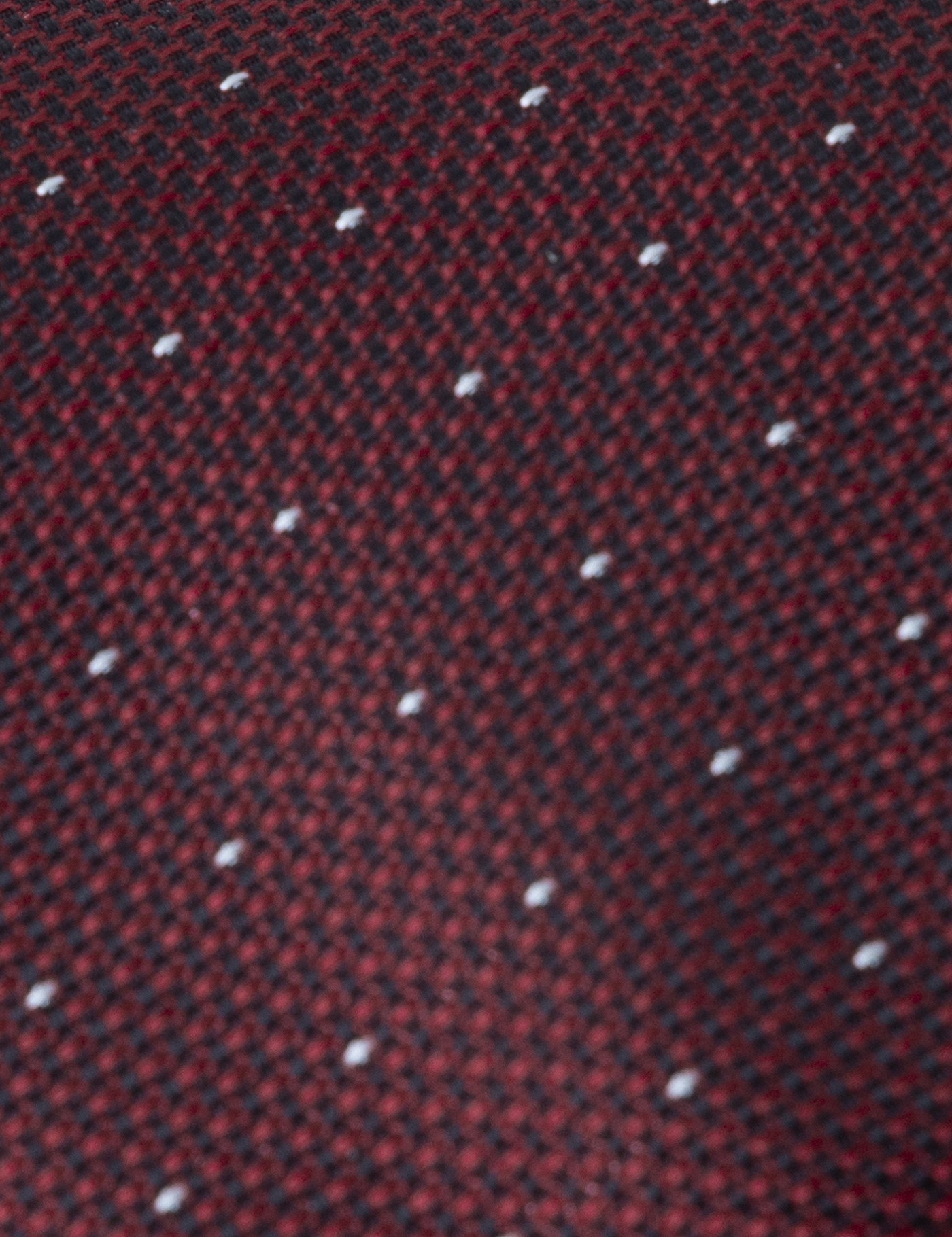 Men S Burgundy Small Spot Tie Silk