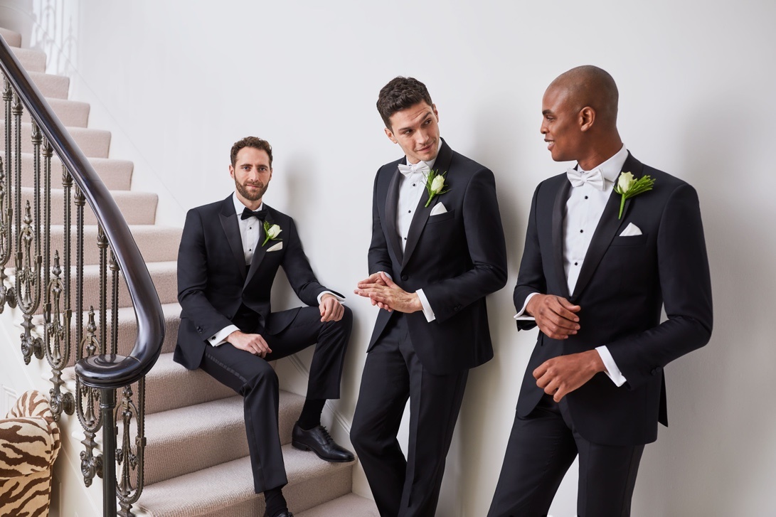 Mens in Wedding Suits - hawes & Curtis
