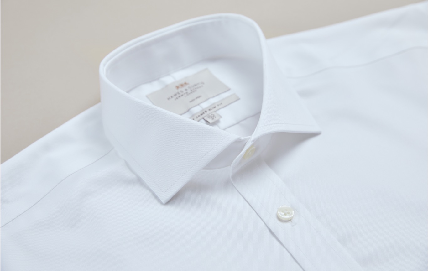 How to wear a white twill shirt | Hawes ...