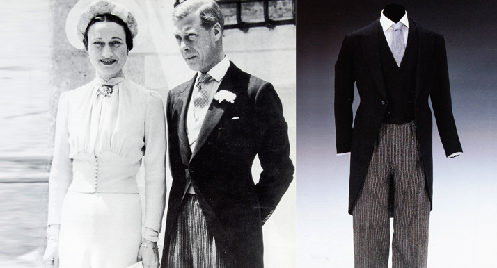 Der Duke of Windsor im Hochzeits Anzug.