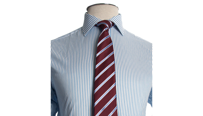 gingham shirt plaid tie