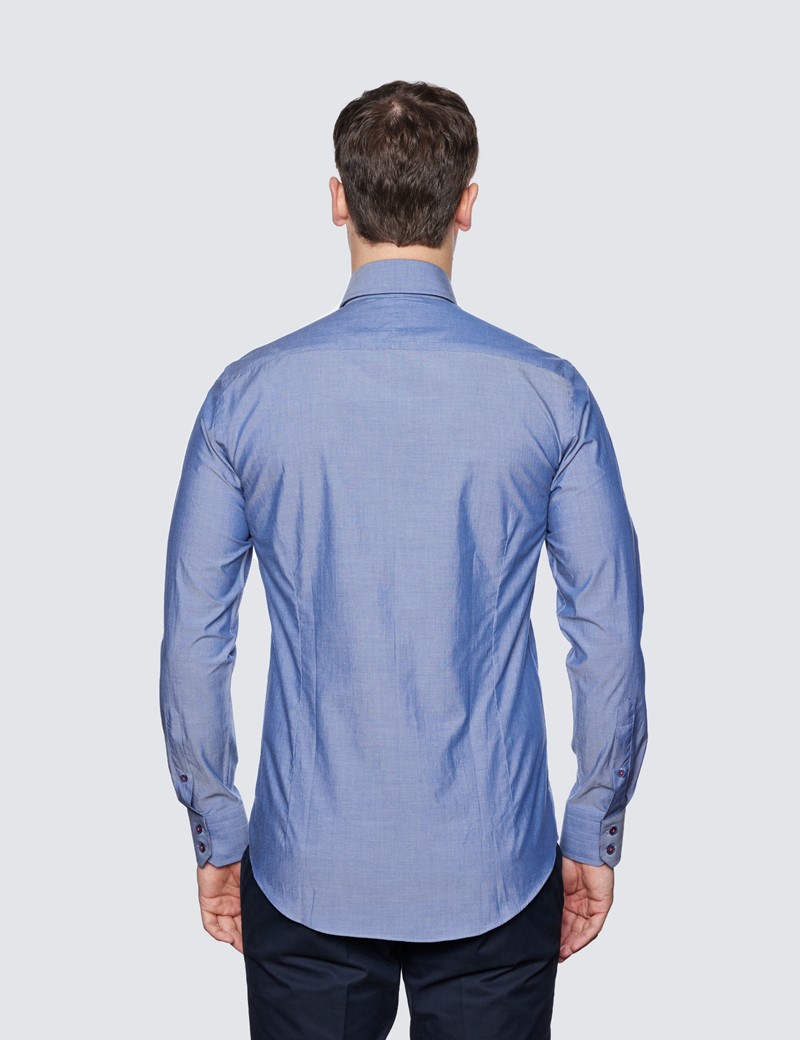 Men's Curtis Dark Blue Relaxed Slim Fit 