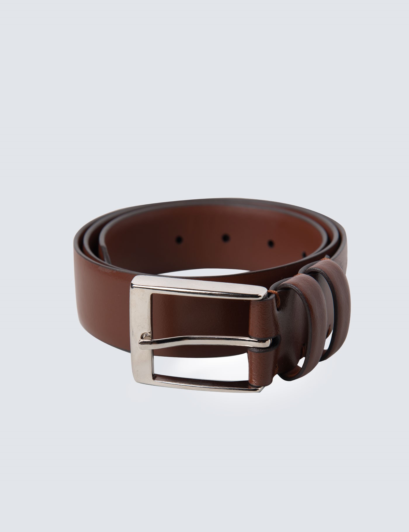 Men's Tan Leather Belt | Hawes and Curtis