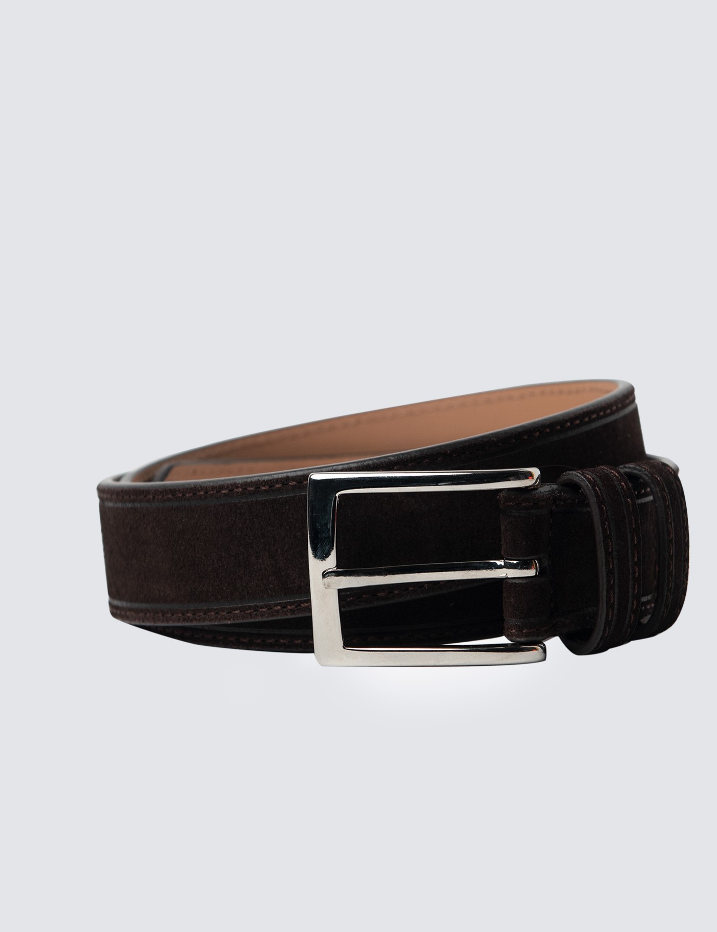 Buy Excutive Men's Leather Belt (Brown, 32) at