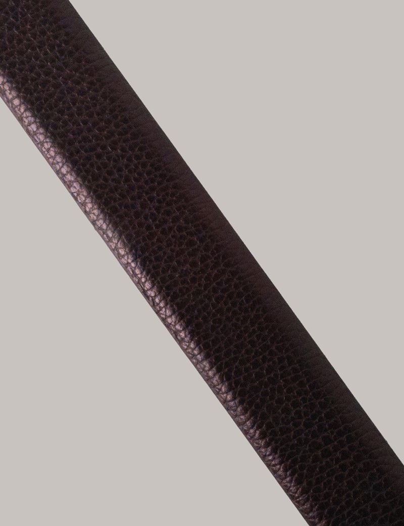 Hawes & Curtis Men's Brown Suede Leather Belt