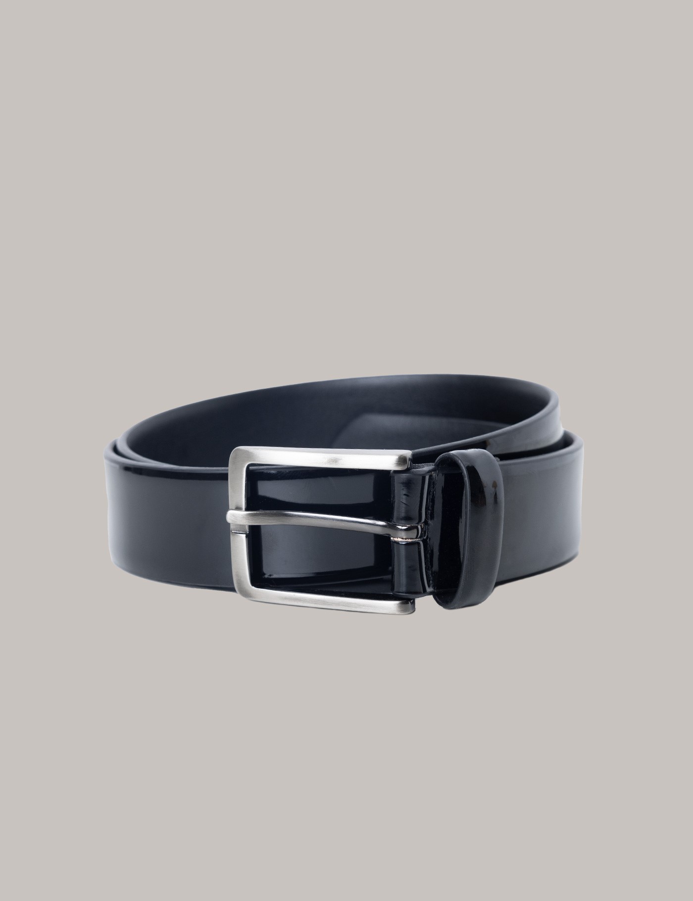 hawes & curtis black patent leather belt