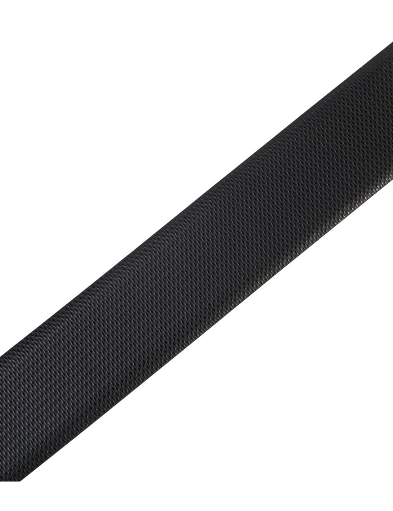 Men's Black Textured Reversible Leather Belt