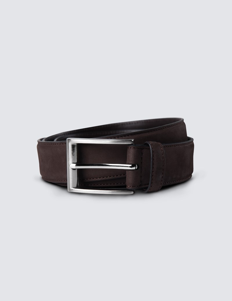 mens suede belt