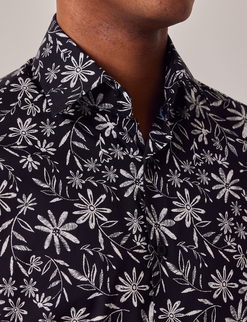 How should I style a patterned/floral shirt for ladies and still