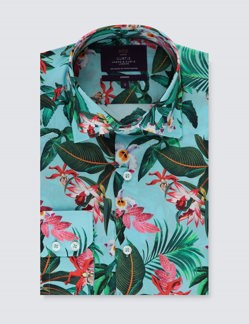 mens tropical dress shirts