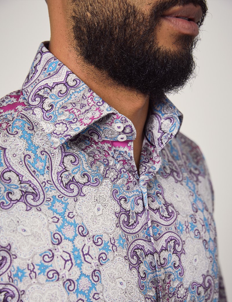 fuchsia shirt mens