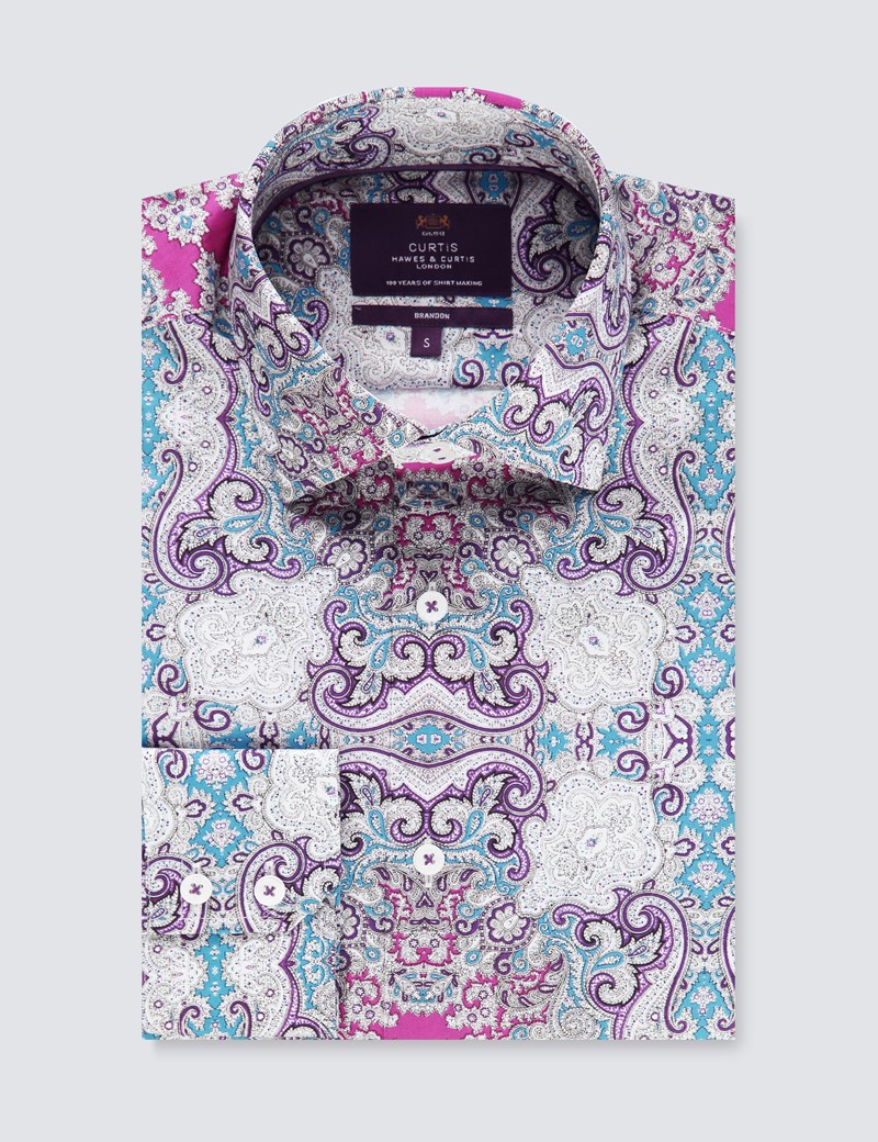 fuchsia shirt mens