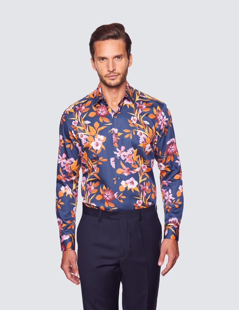 mens shirts floral print