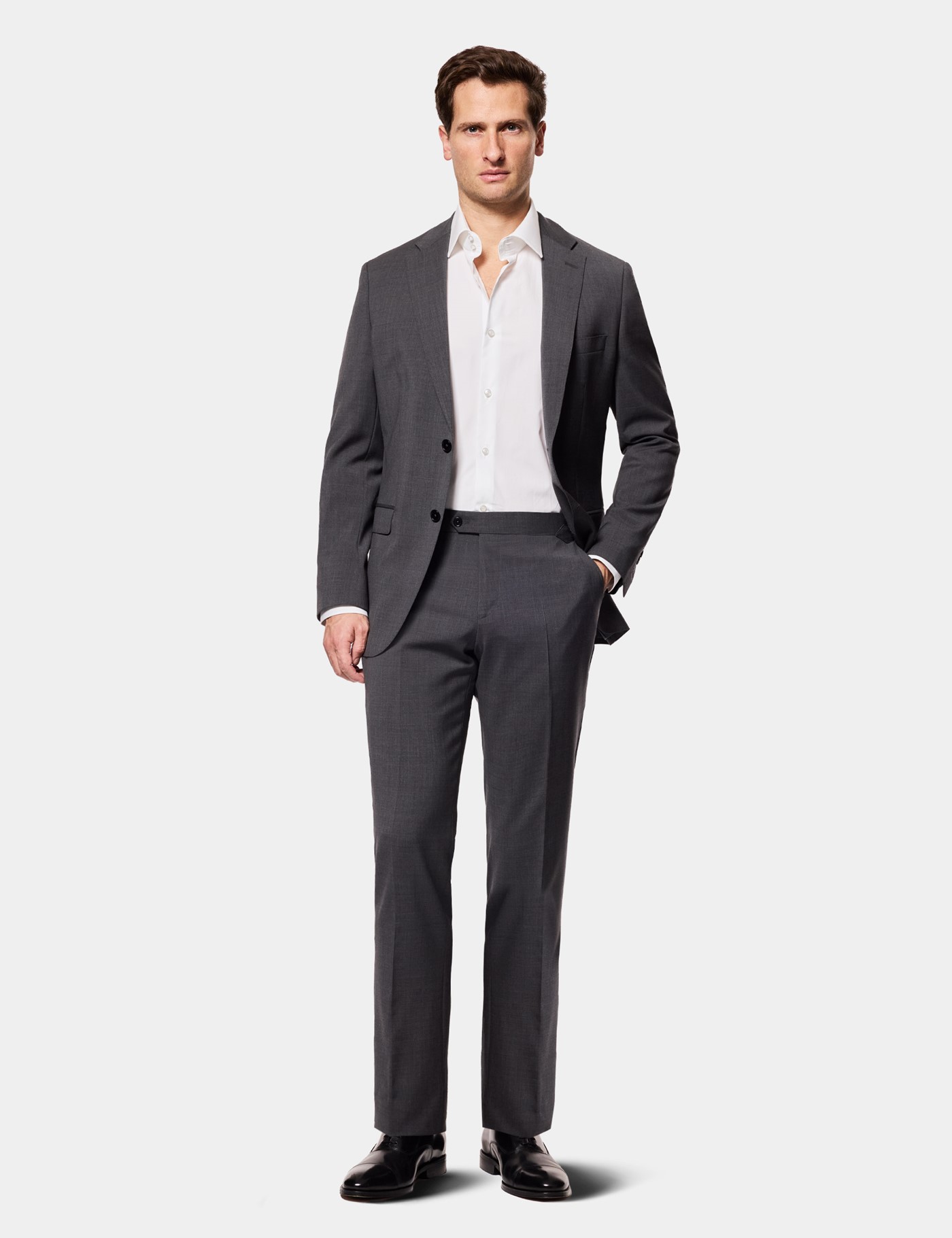 Hawes & Curtis Slim Fit White Curtis Shirt Size: Small image 2