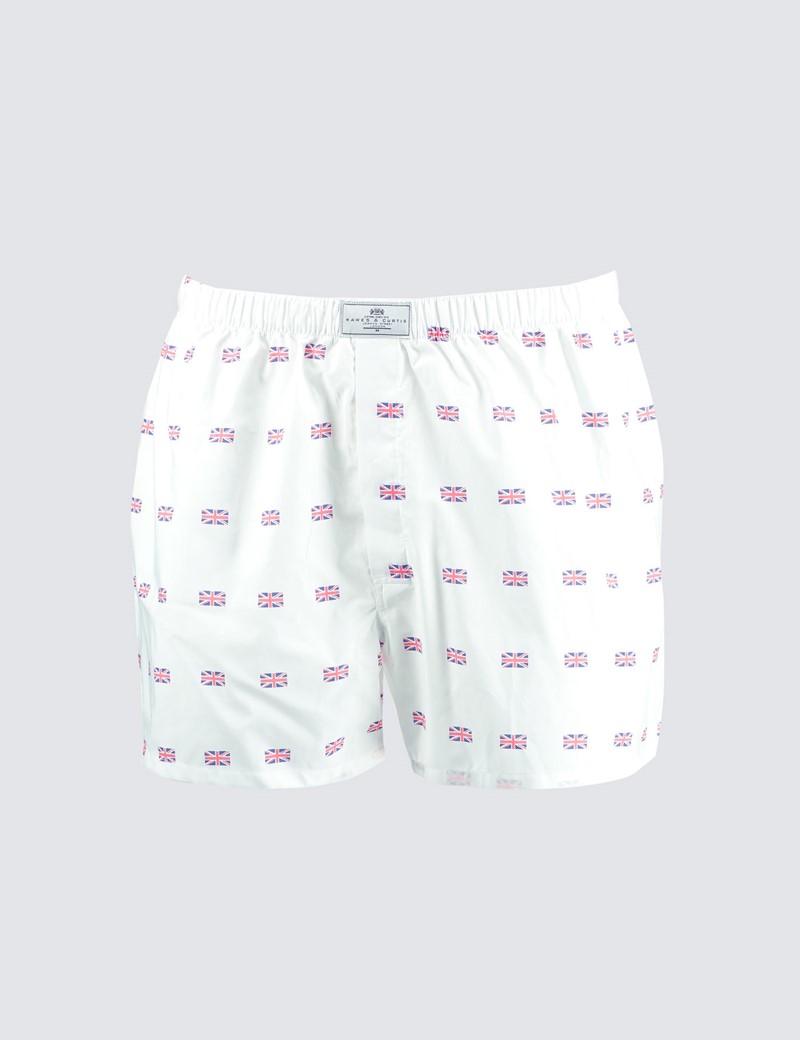 white cotton boxer shorts mens