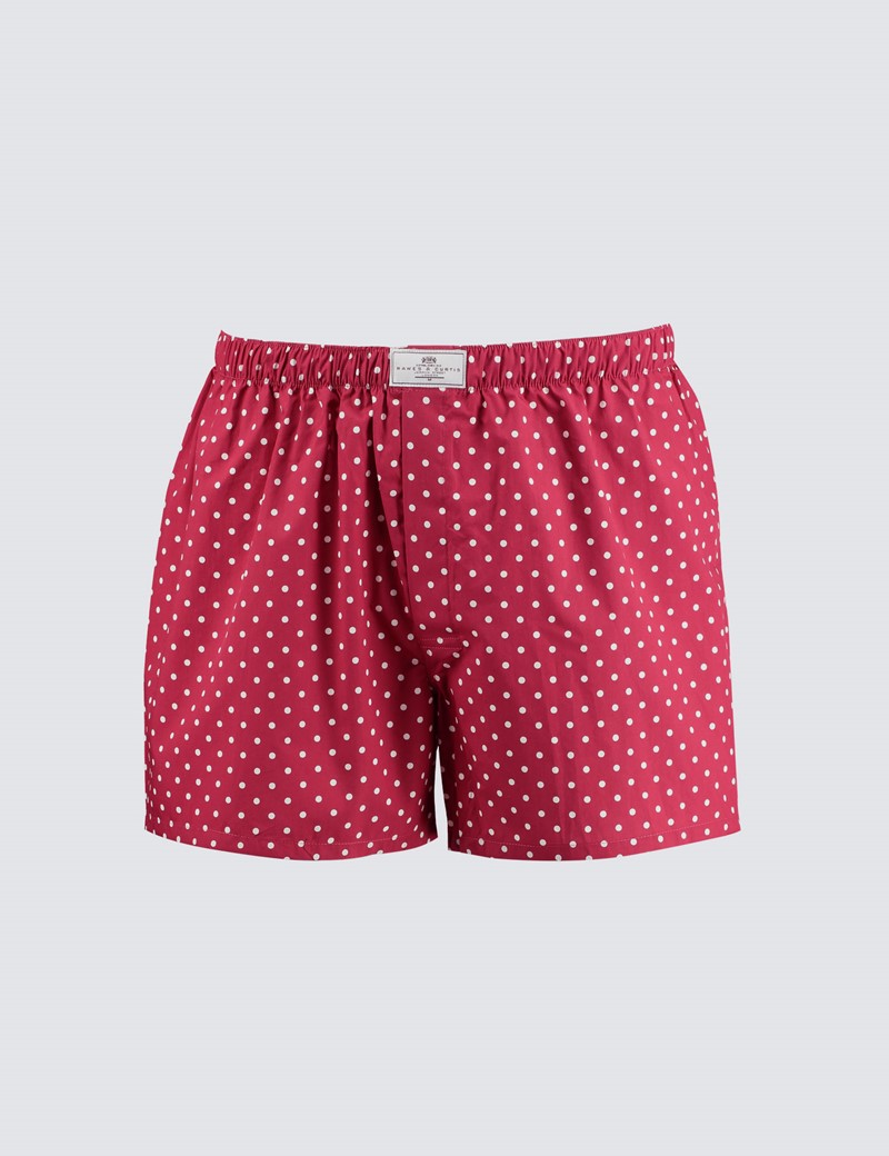 pink polka dot boxers