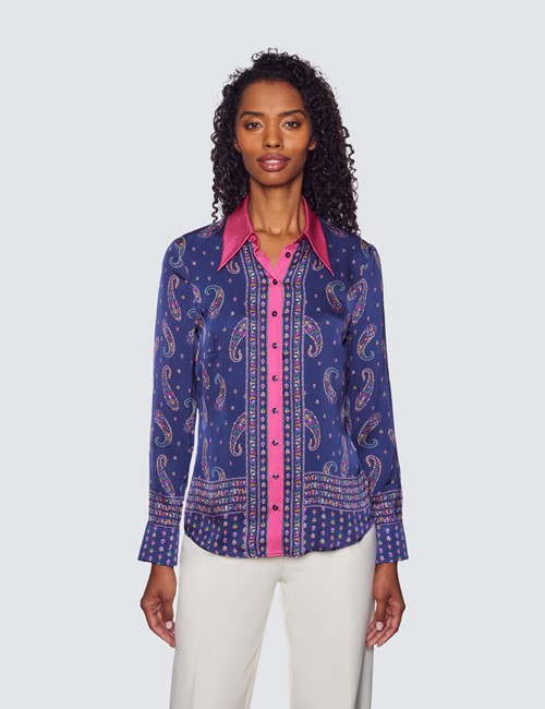Satin Shirts in Womenswear by Hawes 