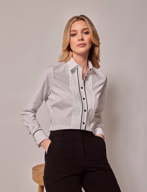 Women's Executive Dress Shirts & Blouses | Hawes & Curtis