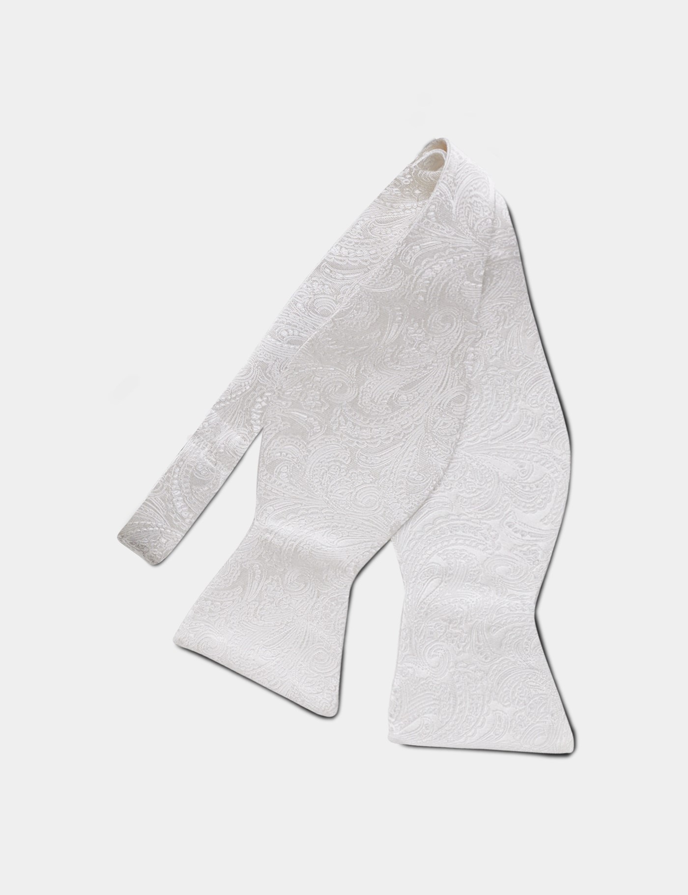 & Paisley Silk Bow Tie Self Tie One