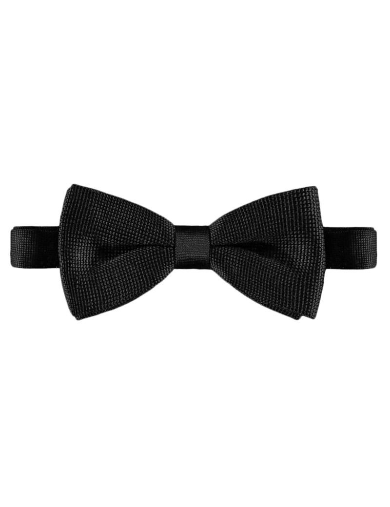 mens black bow tie