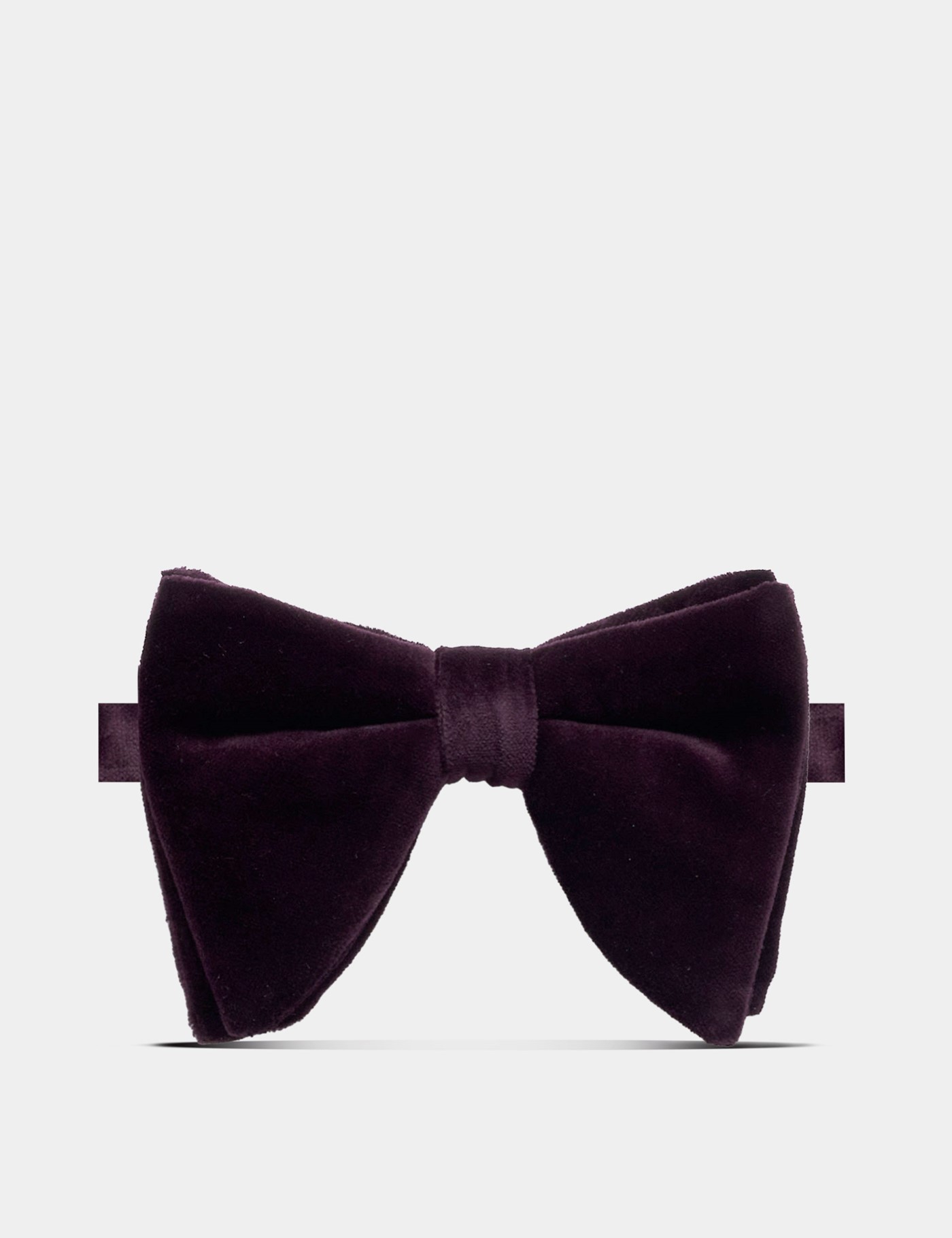 Hawes & Curtis Burgundy Large Bow Tie | Ready Tied Size: One Size