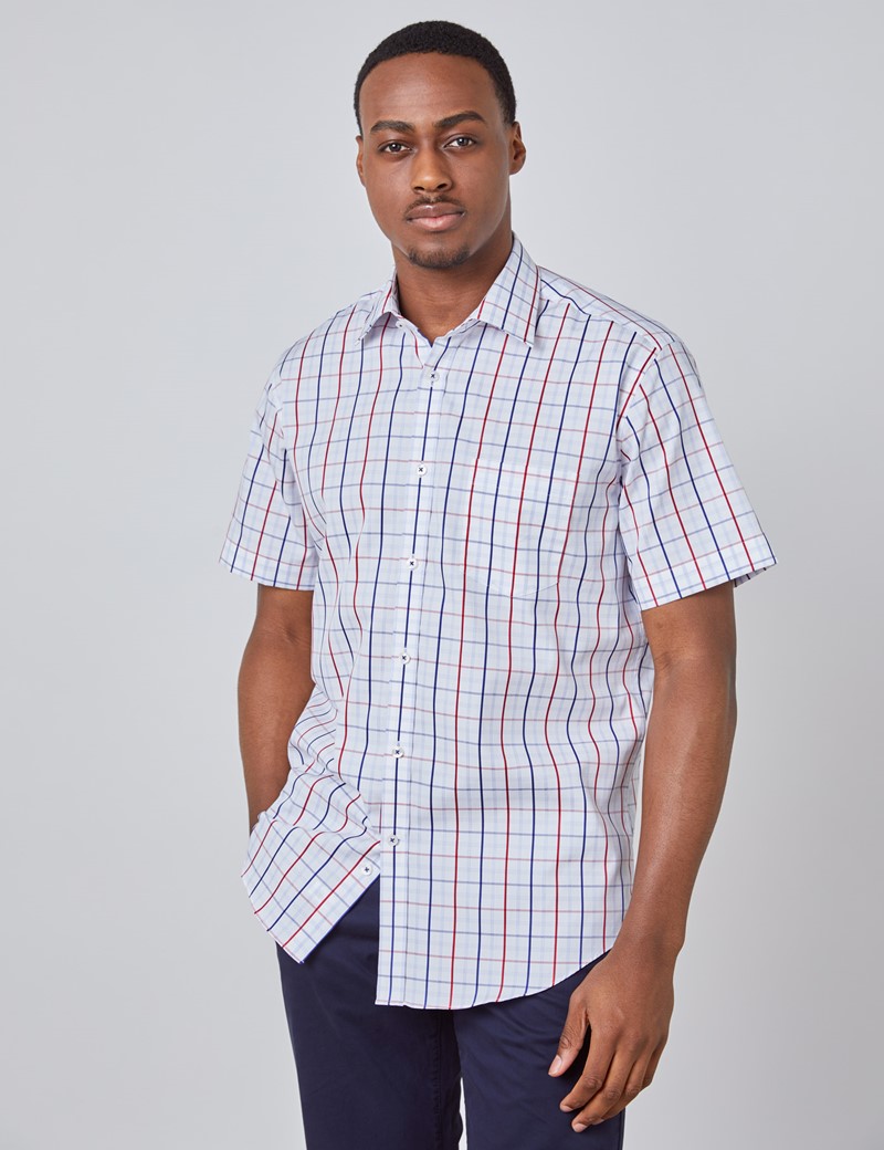 plaid shirt mens uk