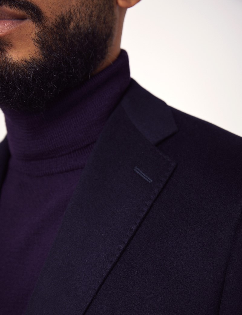 Men’s Navy Italian Wool Jacket – 1913 Collection | Hawes & Curtis