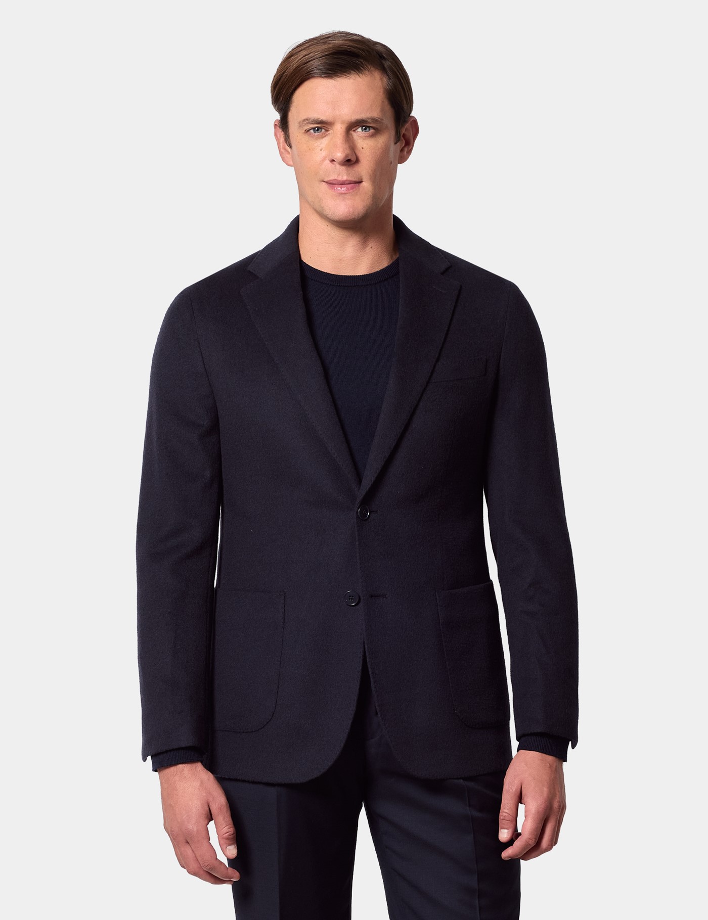 Hawes & Curtis Slim Fit Navy Blazer Size: 44 reg (EU 54)