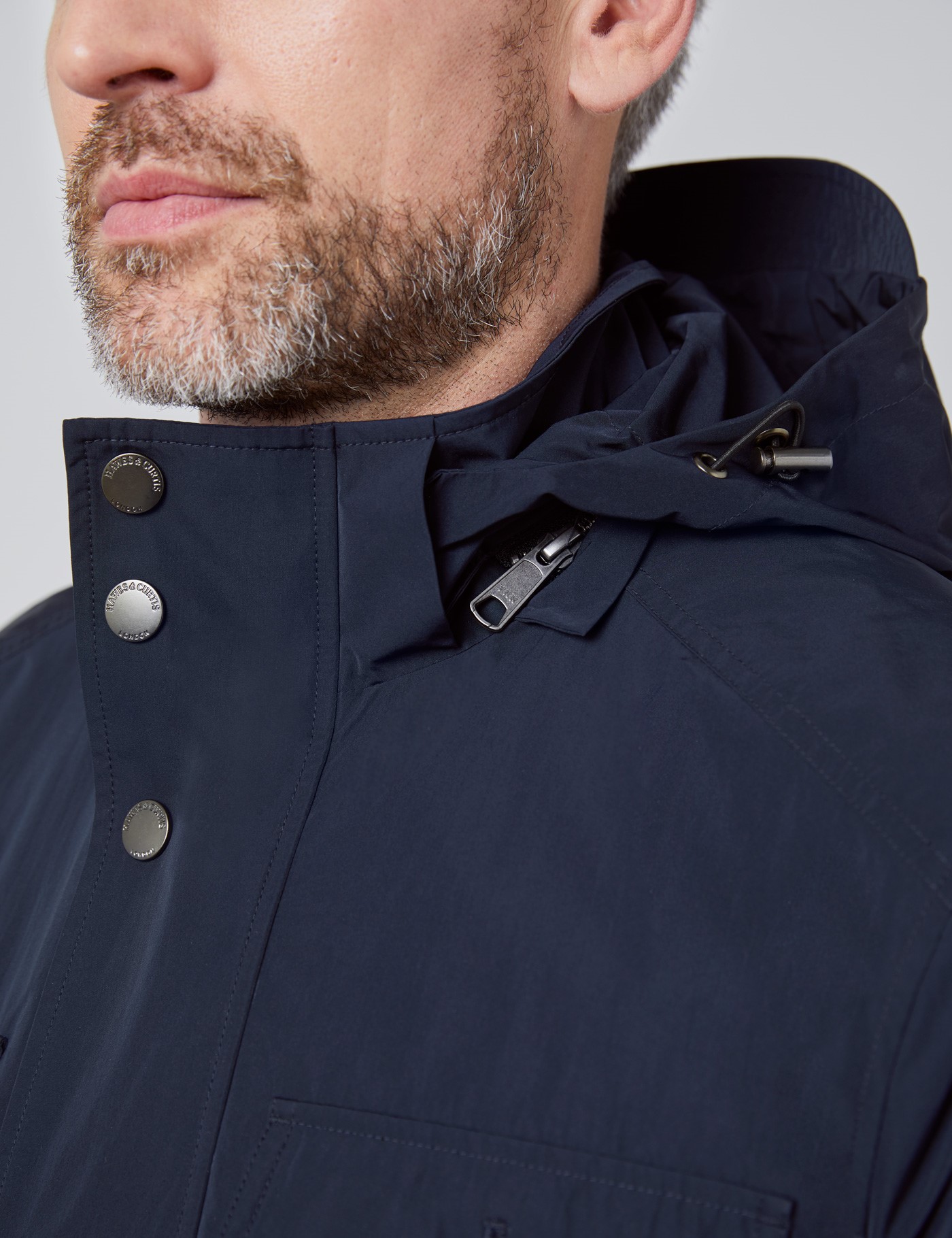 Men’s Navy Field Jacket Hawes & Curtis