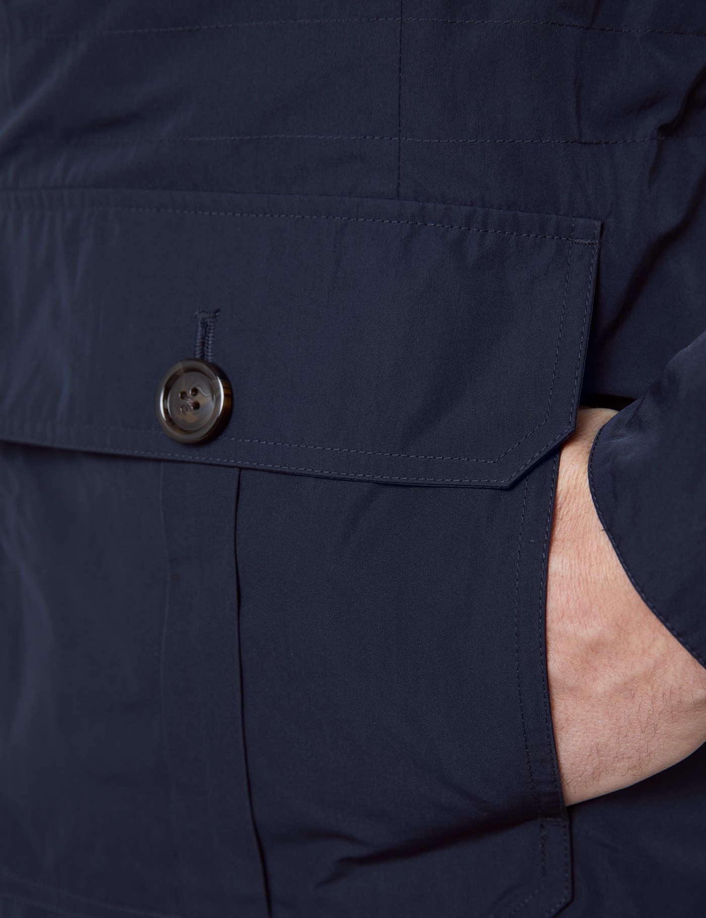 Men’s Navy Field Jacket Hawes & Curtis