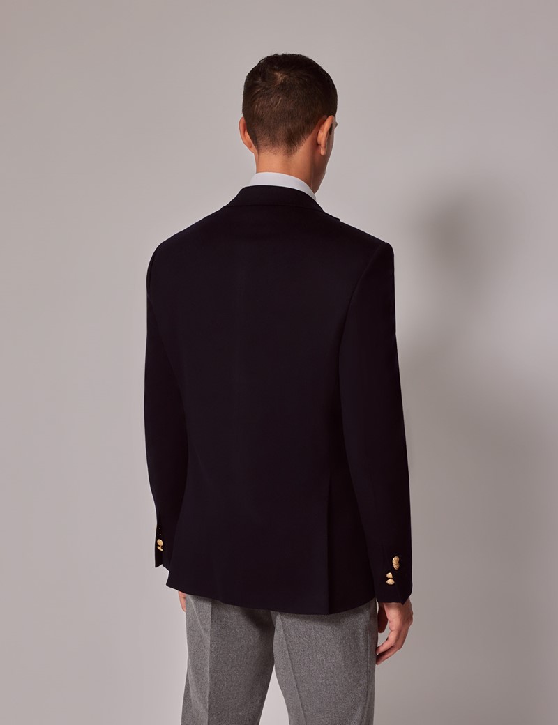 Men's Navy Italian Wool Jacket - 1913 Collection