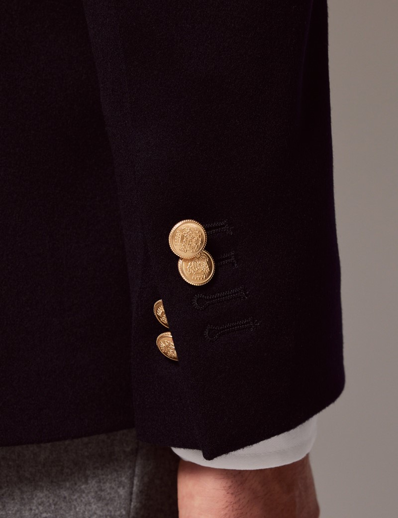 Men's Navy Italian Wool Jacket - 1913 Collection