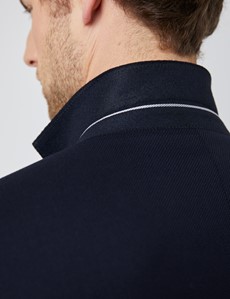 Men’s Single Breasted Navy Blazer - Classic Fit