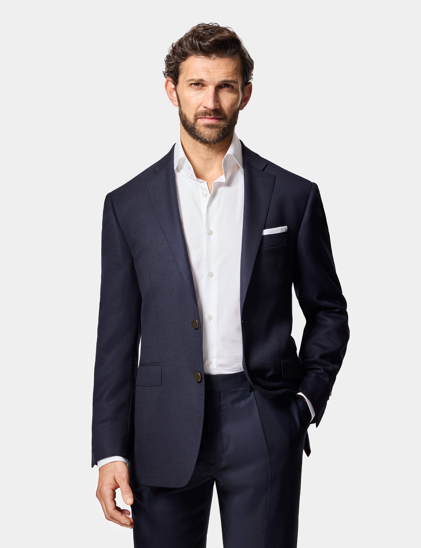 & Wool Classic Blazer reg
