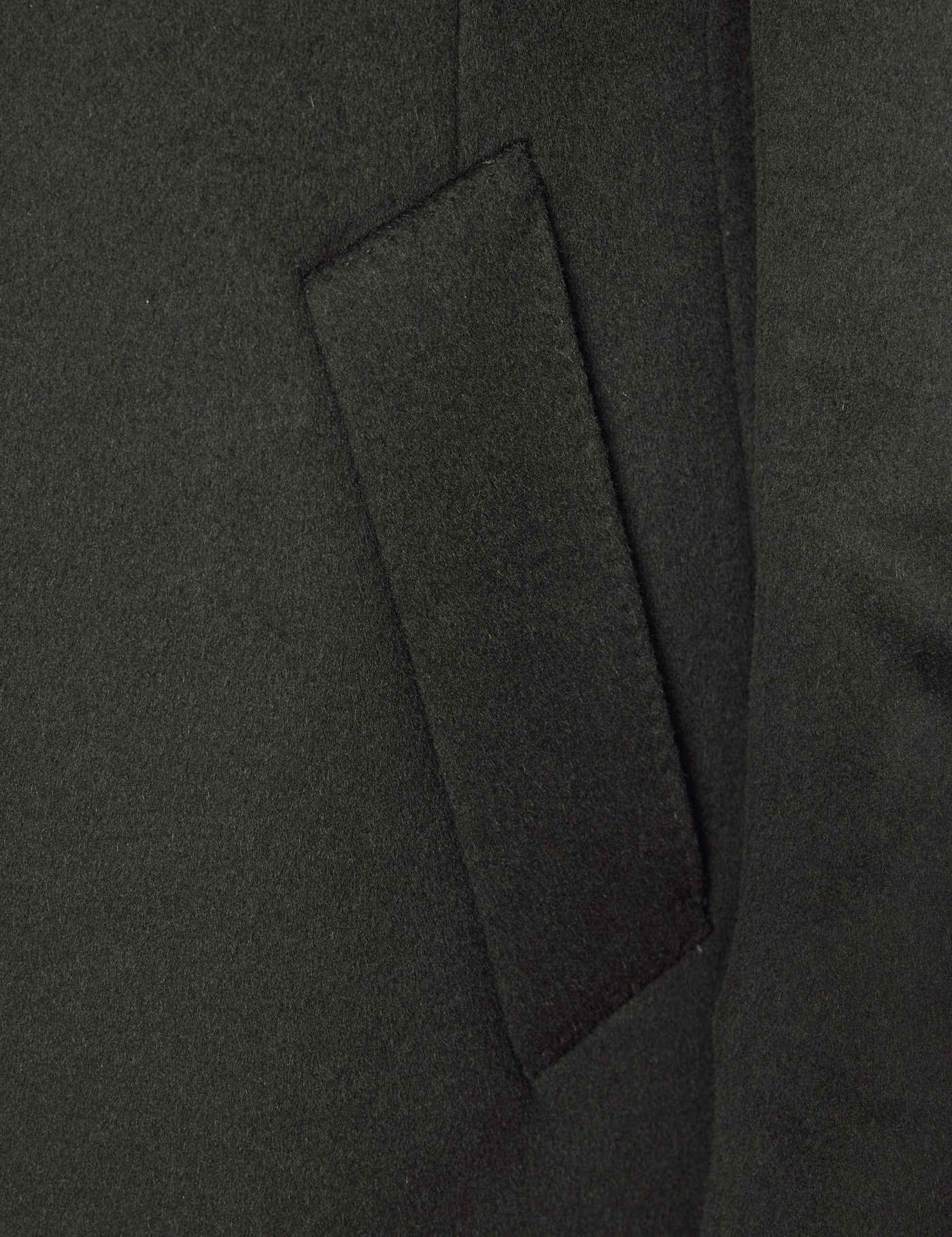 Men's Green Cashmere Wool Blend Overcoat | Hawes & Curtis