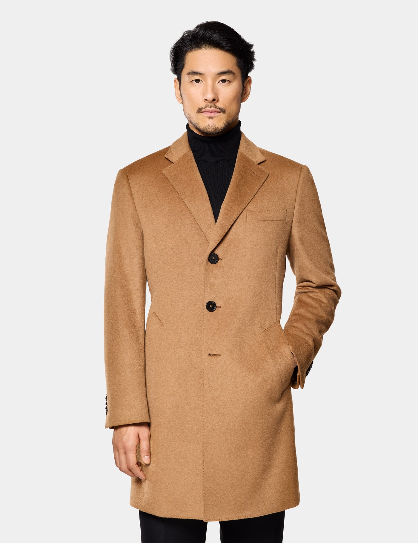 Hawes & Curtis Tan Overcoat Size: 48 reg (EU 58) image 3
