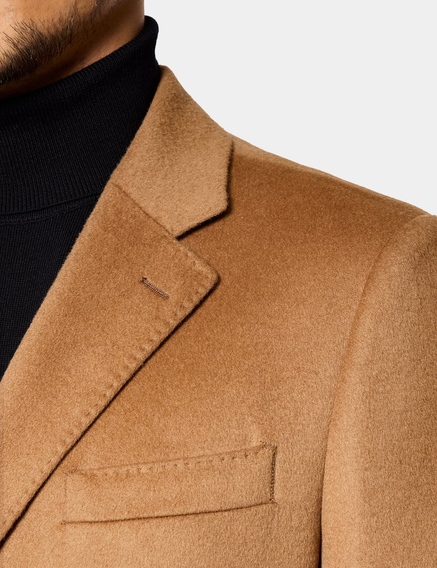 Hawes & Curtis Tan Overcoat Size: 48 reg (EU 58) image 2