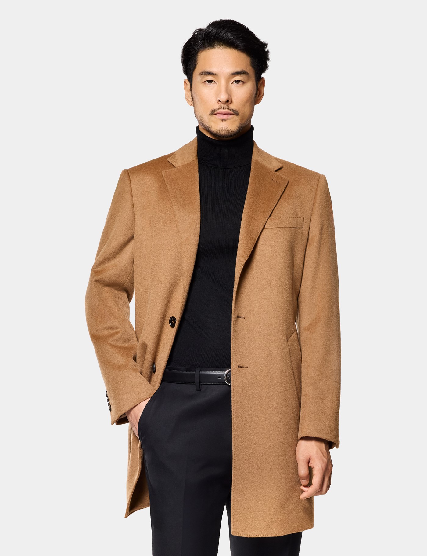 Hawes & Curtis Tan Overcoat Size: 48 reg (EU 58)