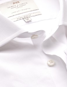 Businesshemd – Extra Slim Fit – Manschetten – weiß