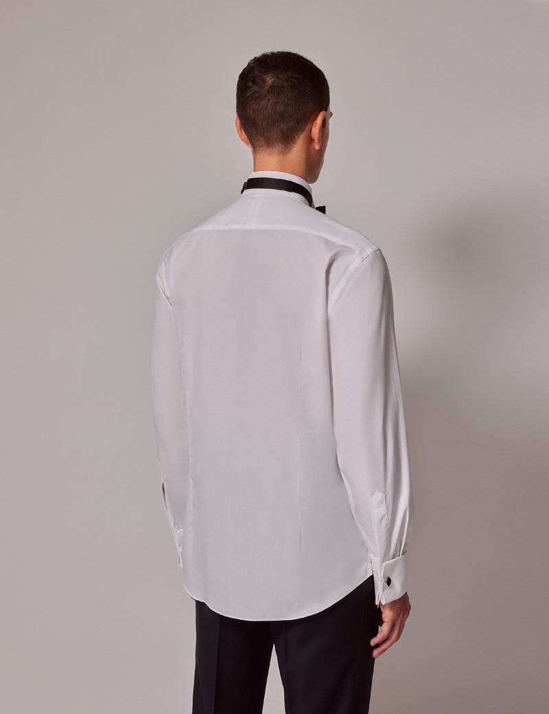 double cuff wing collar shirt