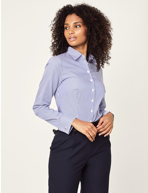 ladies fitted work shirts