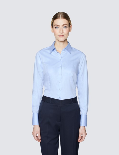 Ladies fitted shirts uk Clearance