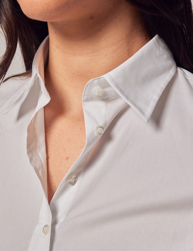 beans Earliest fleet womens fitted white button down shirt