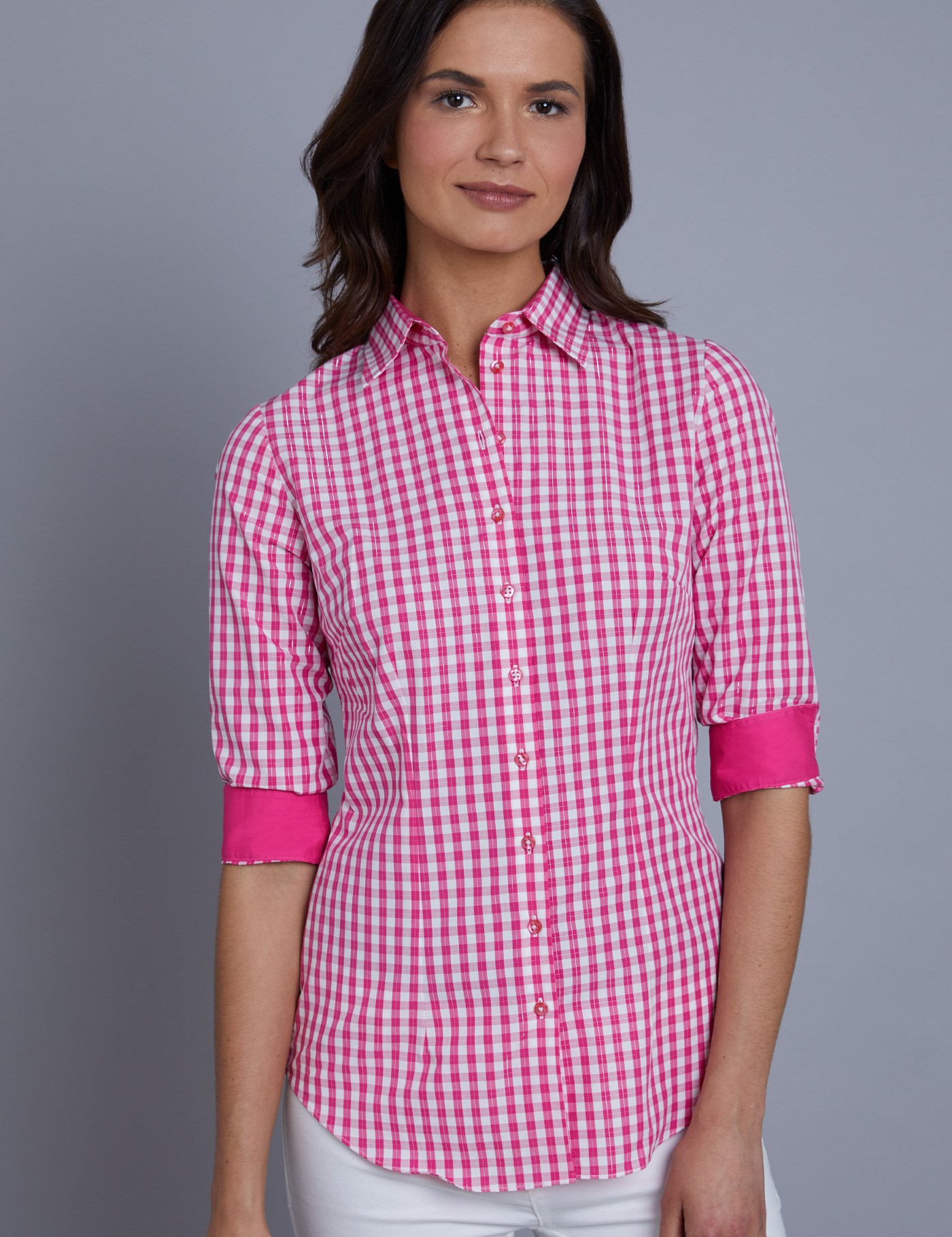 light blue trouser matching shirt