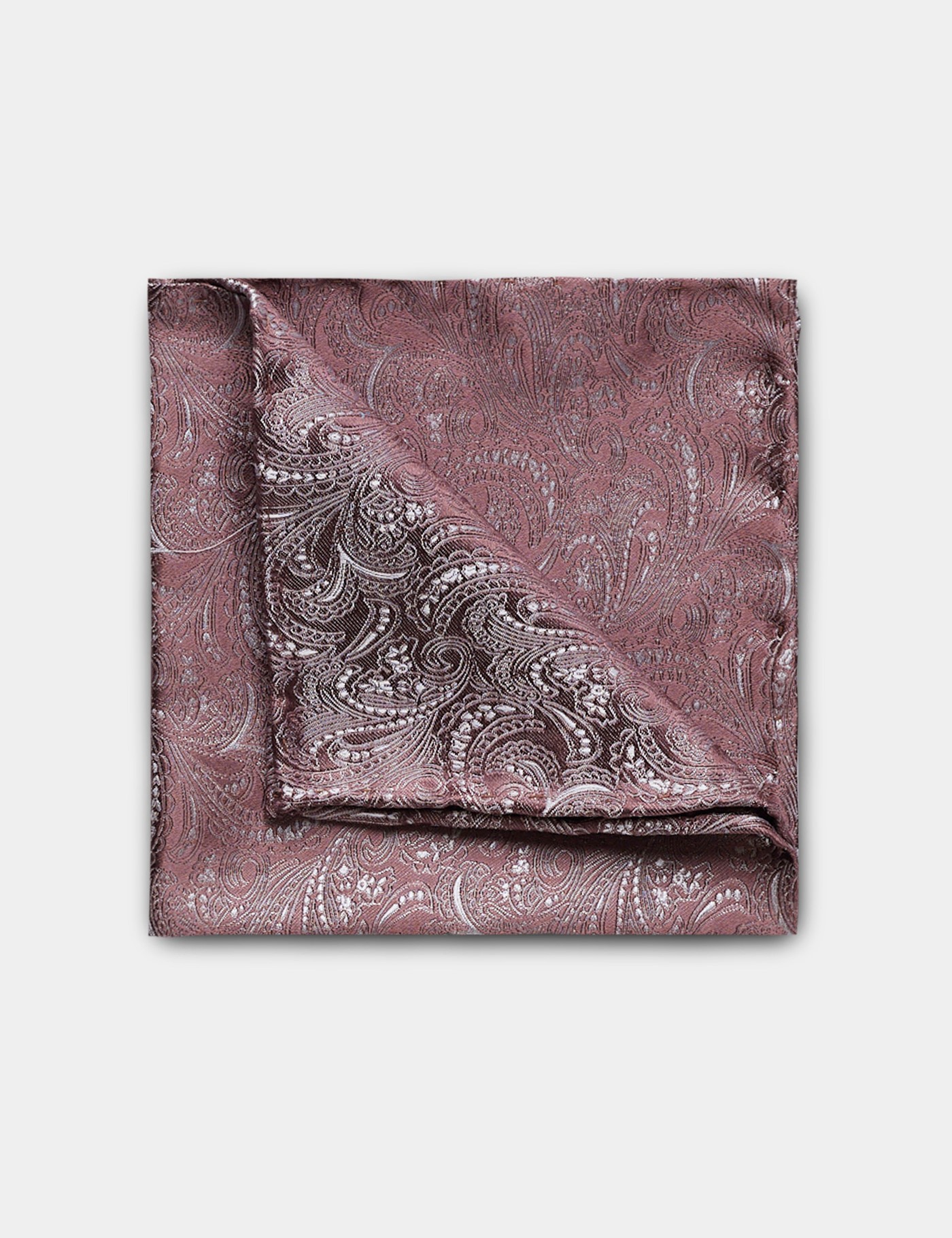 Hawes & Curtis Rose Pink Paisley Handkerchief Size: One Size