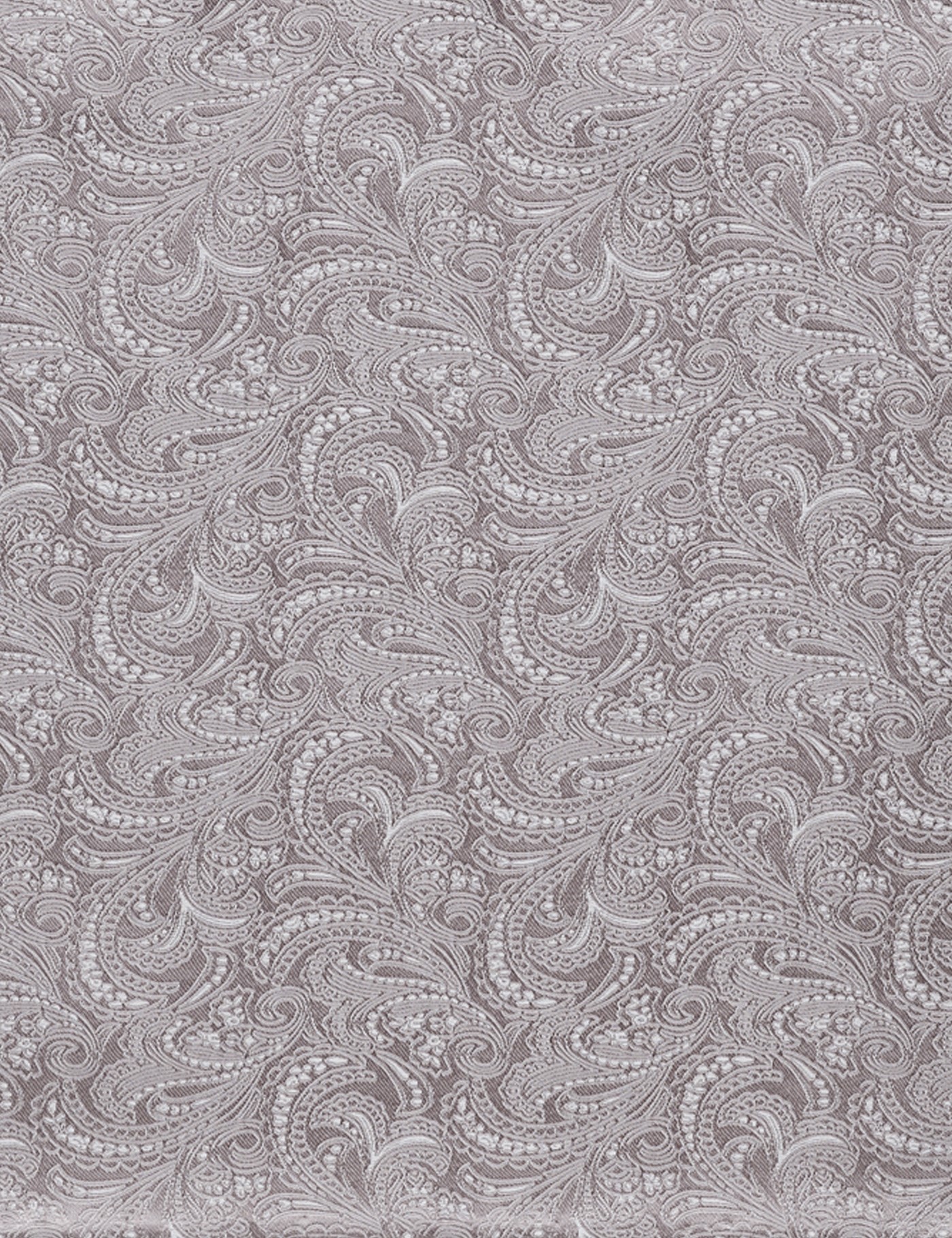 Hawes & Curtis Silver Paisley Handkerchief Size: One Size image 2