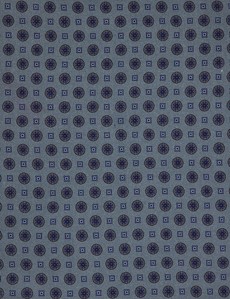 Men's Grey Geometric Print Handkerchief 