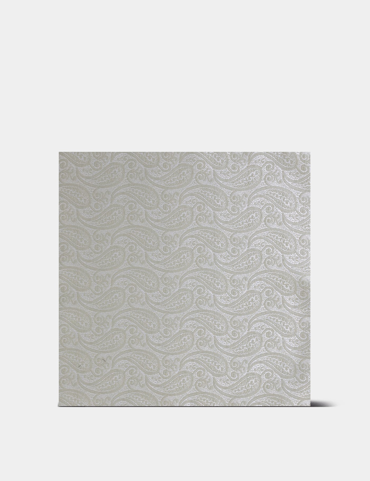 Hawes & Curtis Sage Green Paisley Pocket Square | 100% Silk Size: One Size