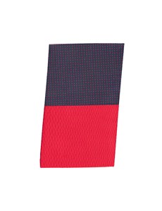 Navy & Red Pin Dot Pocket Square - 100% Silk