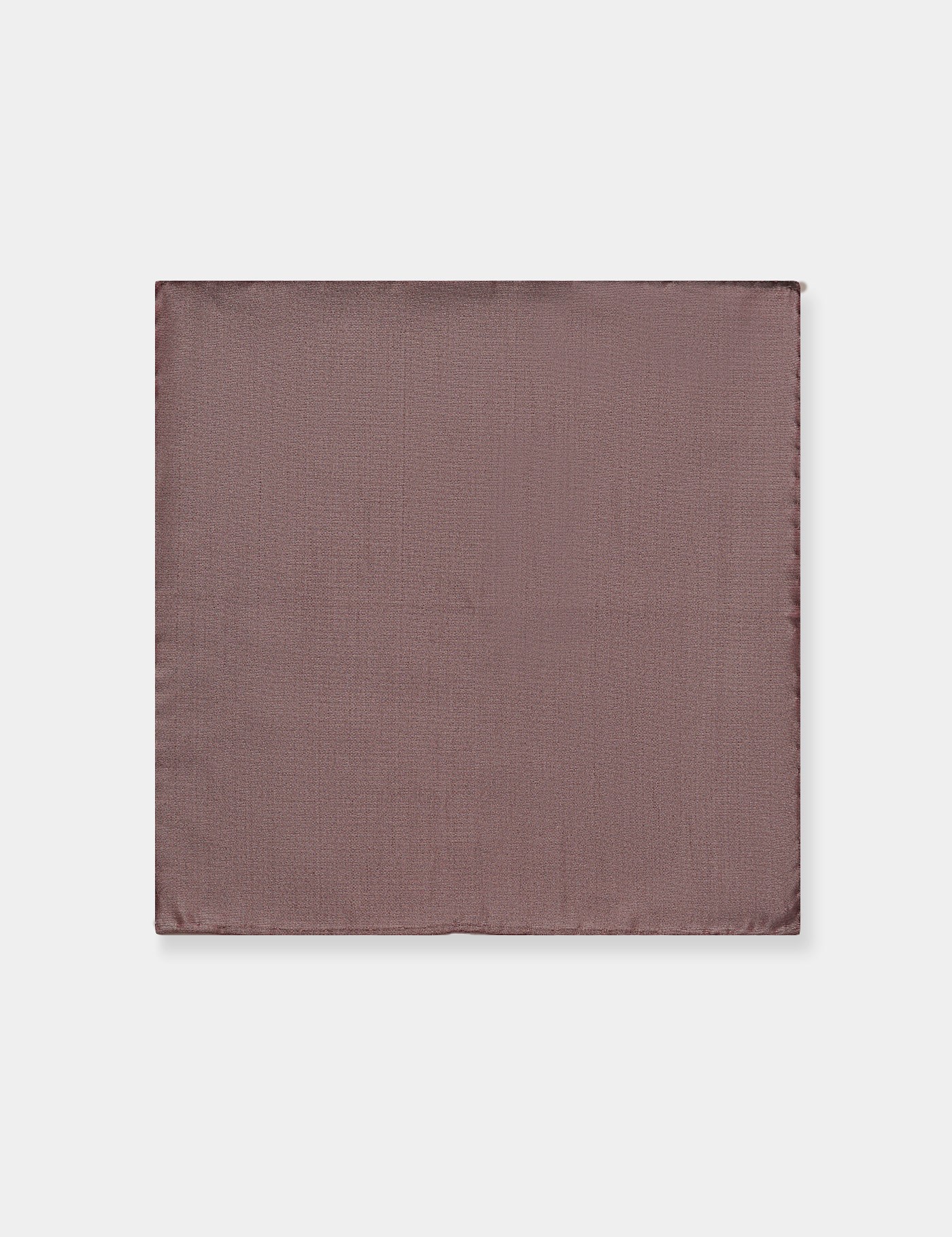 Hawes & Curtis Rose Pink Plain Repp Pocket Square Size: One Size image 3